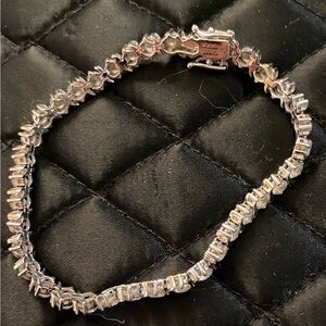 Sterling Silver CZ Tennis Bracelet